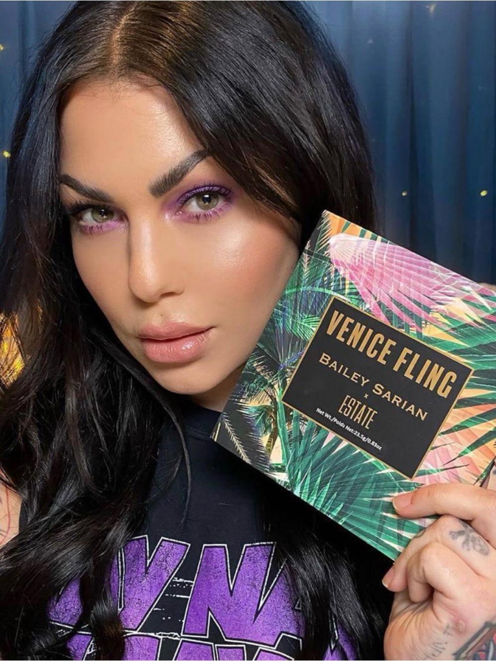 Estate x Bailey Sarian Venice Fling Eyeshadow Palette — Green & Pink Accents